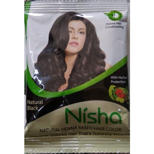 Natural Henna Based Hair Color Henna Conditioning Herbal Care silky & Shiny  Soft Hair 25gm Each Pack (Natural Brown, Pack of 12)