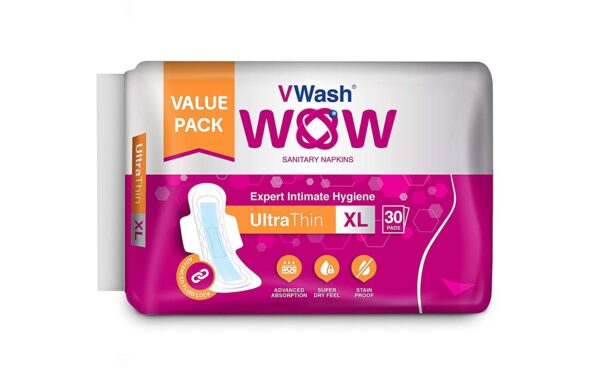 Vwash Wow Sanitary Napkins-30Pads
